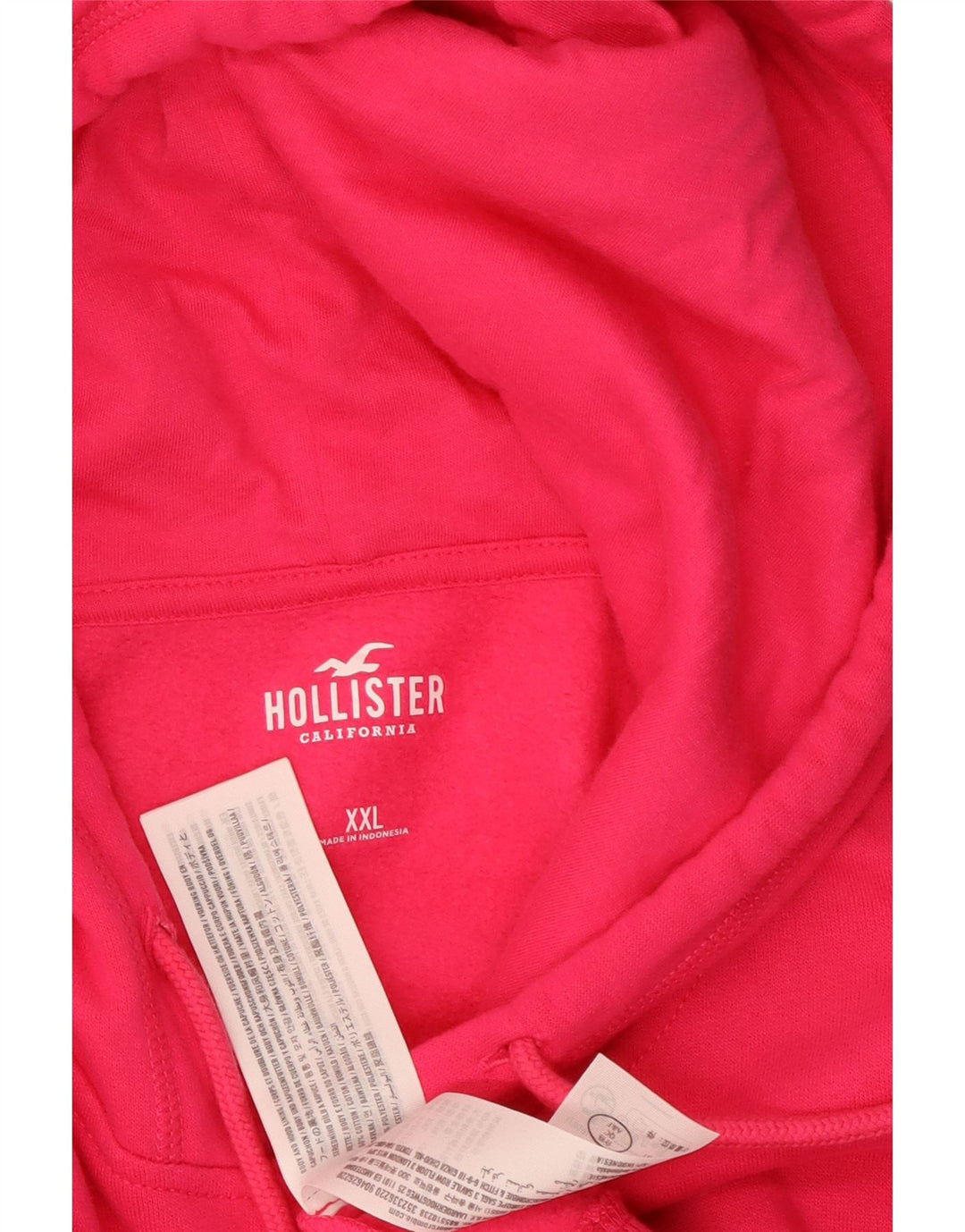HOLLISTER Ženska prevelika majica s kapuljačom UK 20 2XL Ružičasti pamuk
