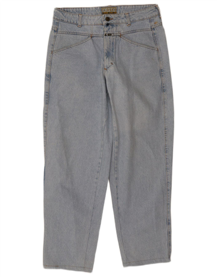 ZATVORENE Ženske široke traperice visokog struka W32 L30 Plave