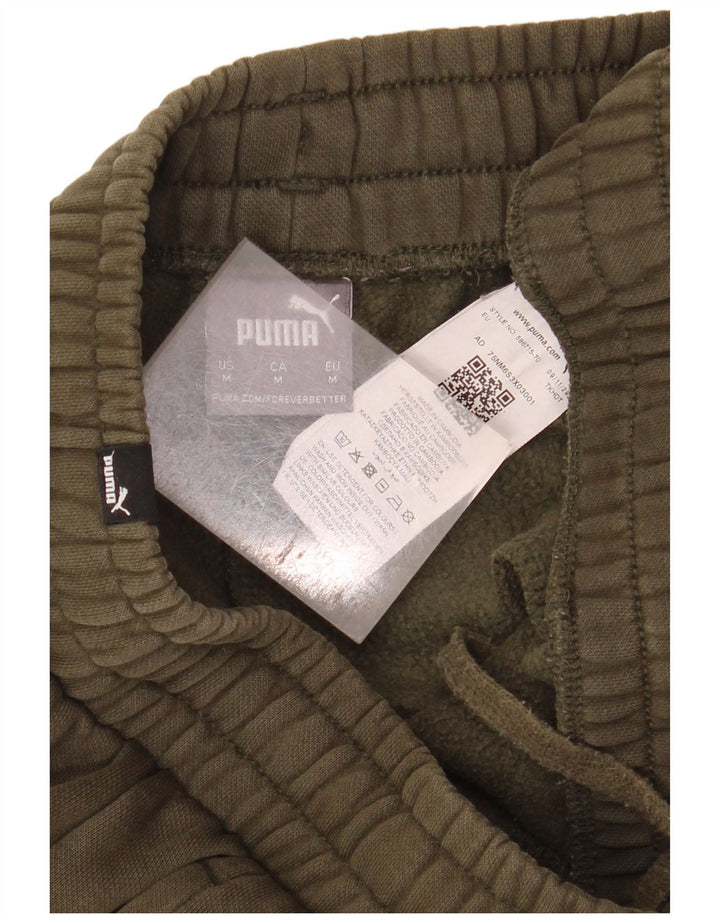 Puma muške trenirke Hlače Joggers Srednji kaki pamuk