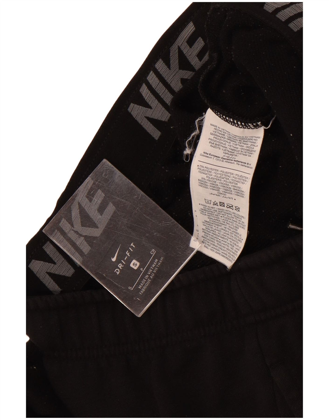Nike Mens Dri Fit Trenirka Hlače Joggers Mali crni poliester