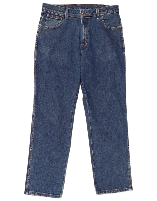 WRANGLER Muške ravne traperice regularnog kroja W34 L30 plavi pamuk