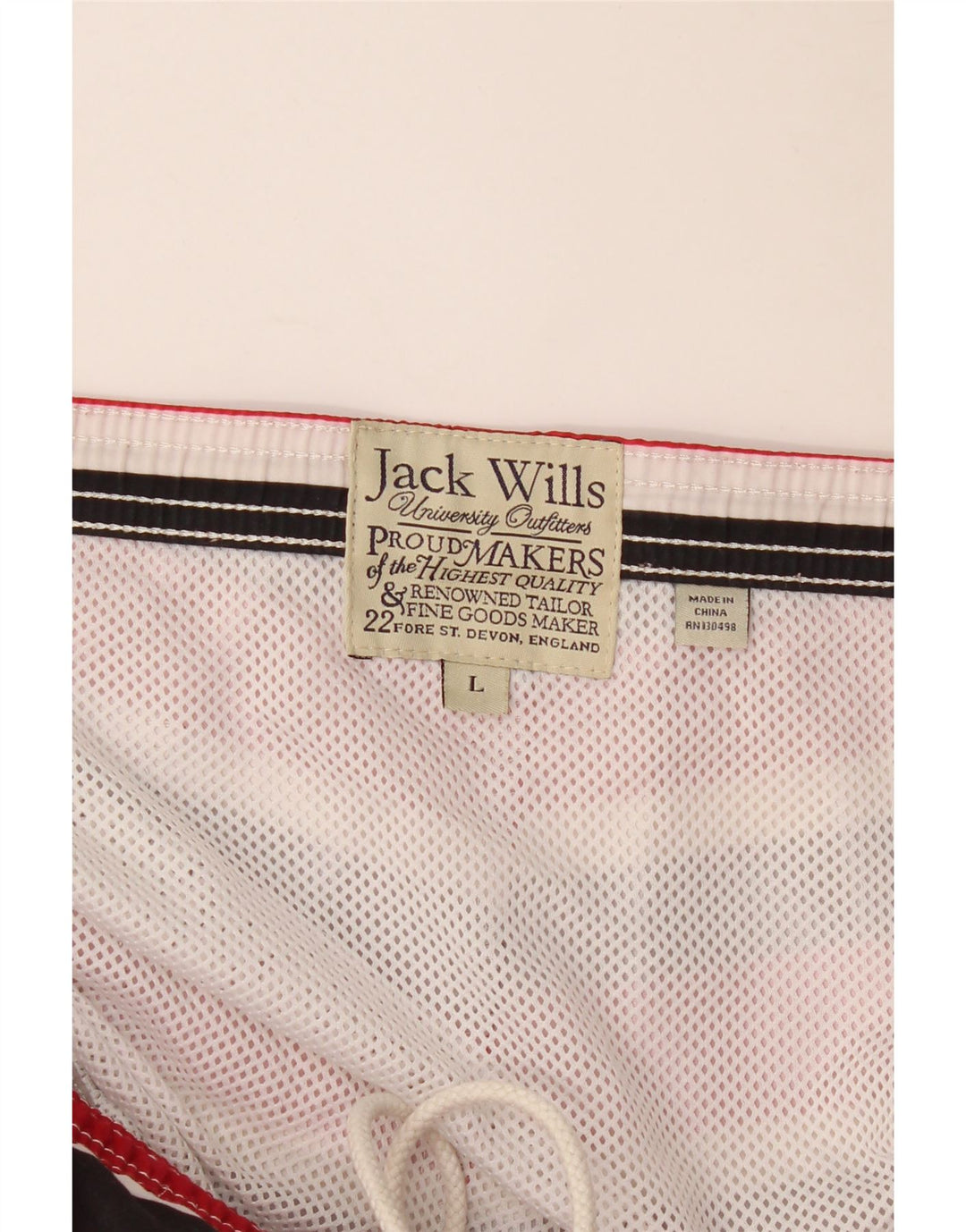 Jack Wills muške kupaće kratke hlače velike crvene pruge
