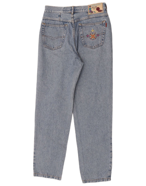 Ženske sužene traperice Mash Rosemary visokog struka IT 48 XL W29 L30 Plavi pamuk