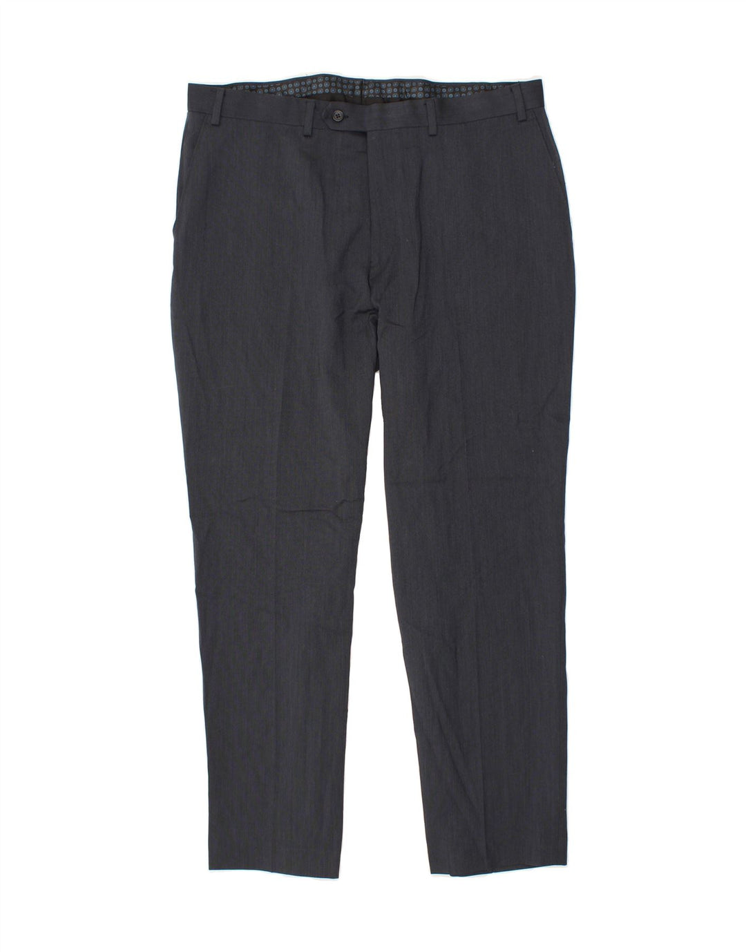 MICHAEL KORS Mens Slim Chino Trousers W38 L30 Navy Blue Polyester Vintage Michael Kors and Second-Hand Michael Kors from Messina Hembry 