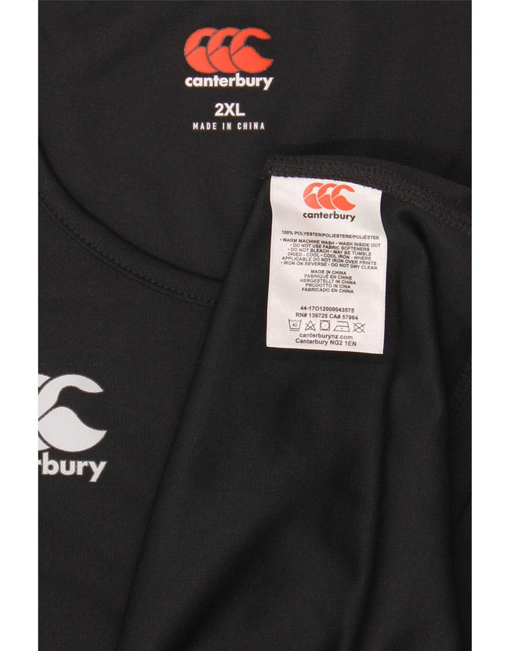 Canterbury muški gornji dio prsluka 2XL crni poliester