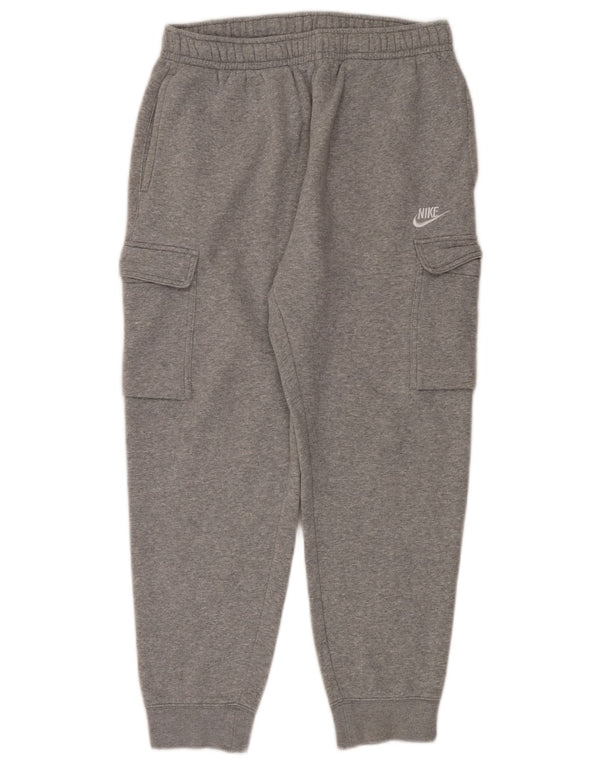 Nike Mens Cargo Tracksuit Trousers Joggers Medium Grey Cotton
