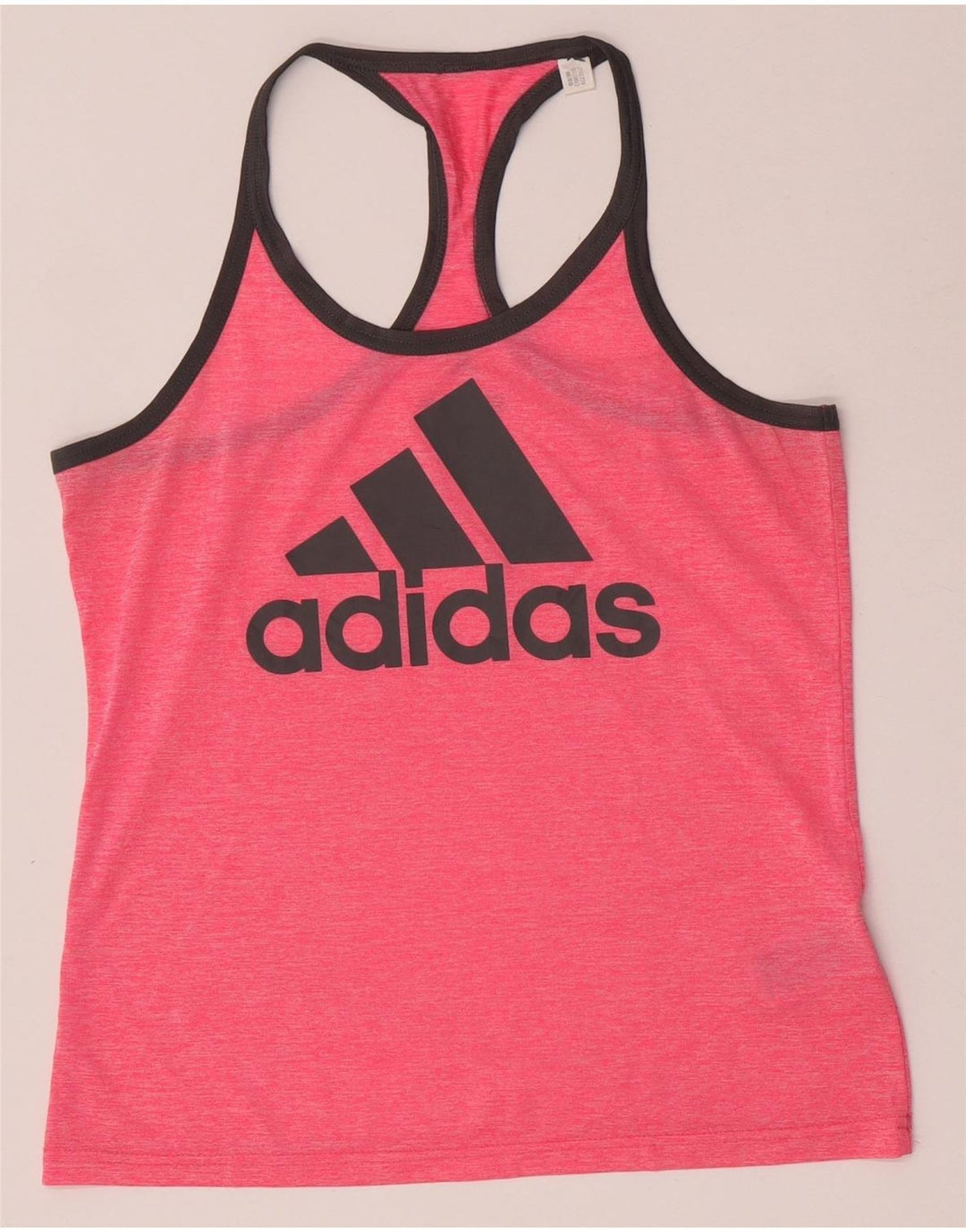 Adidas ženski Climacool grafički prsluk UK 12/14 srednje ružičasti poliester