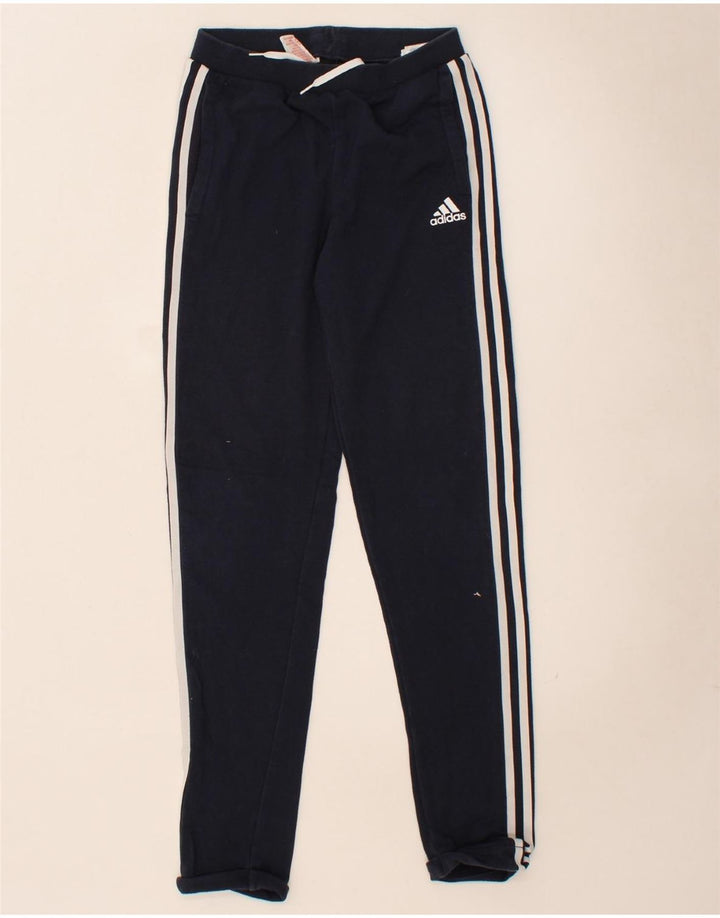 ADIDAS Boys Tracksuit Trousers 13-14 Years  Black Vintage Adidas and Second-Hand Adidas from Messina Hembry 