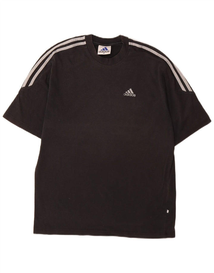Adidas muška majica kratkih rukava Srednji crni pamuk