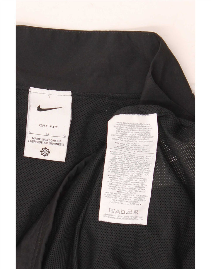 Nike Dri Fit trenirka velika jakna od poliestera crne boje