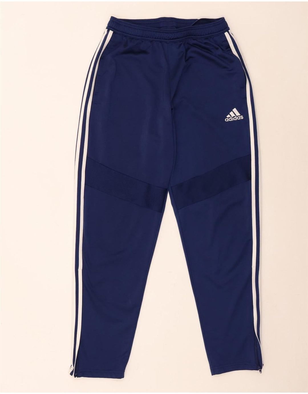 Adidas muške trenirke srednje tamnoplave poliesterske hlače