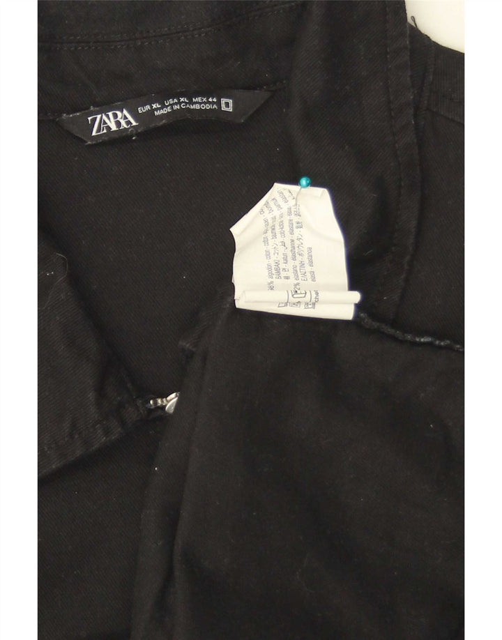 Zara muška bomber jakna UK 42 XL crni pamuk
