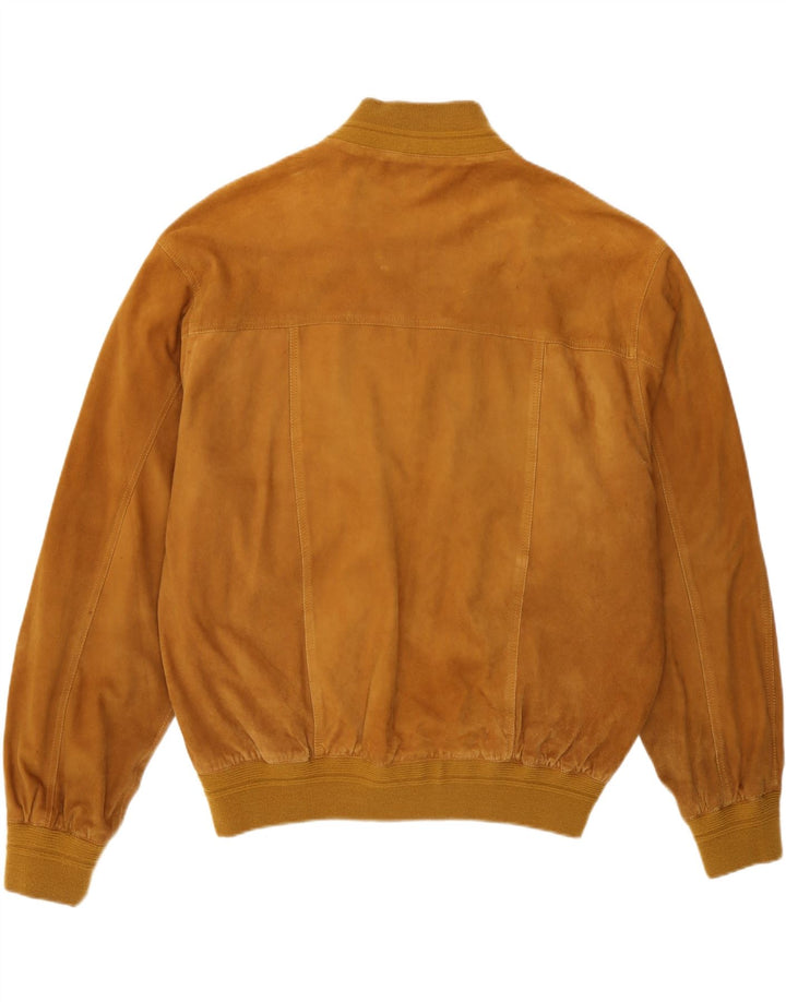 Vintage muška bomber jakna od brušene kože IT 52 XL, bež koža