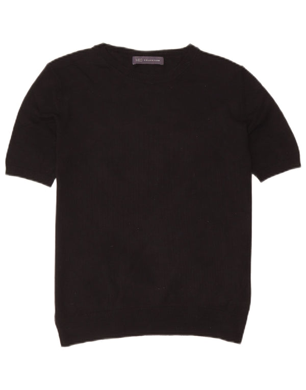 Marks & Spencer Top ženska bluza UK 10 Mala crna viskoza