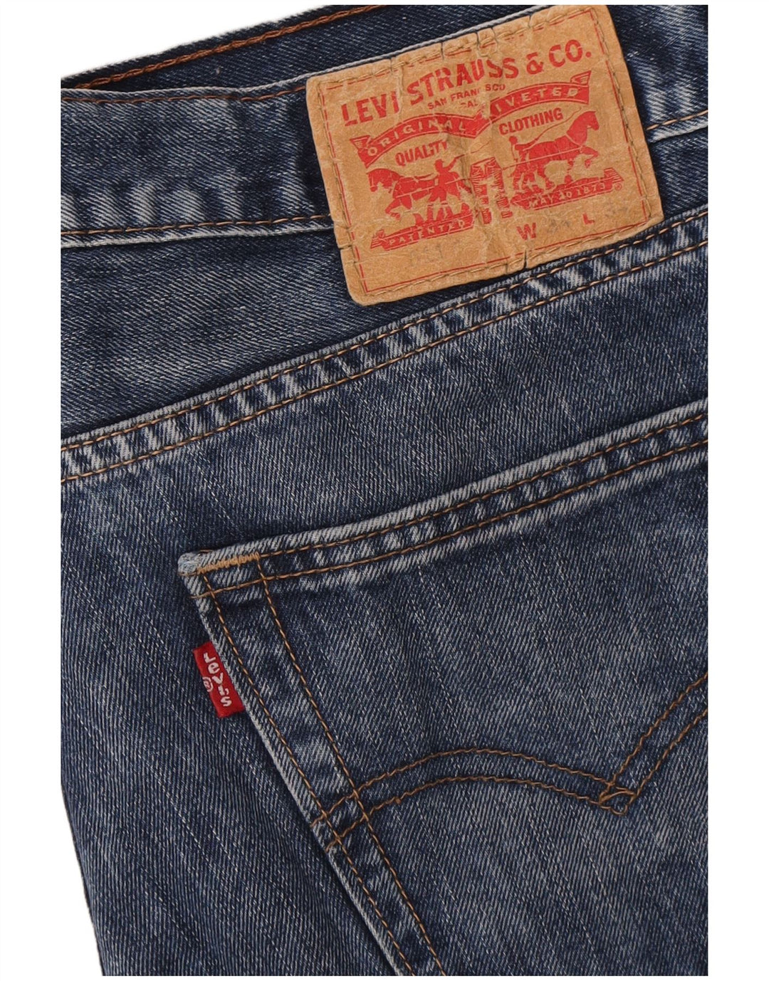 Levi's muške 511 uske traperice W34 L34 plavi pamuk