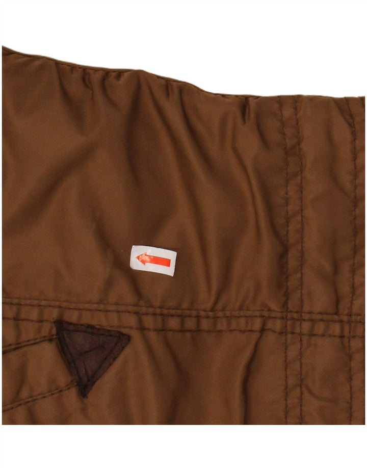 KHUJO ženska vojna parka jakna s kapuljačom UK 14 srednje smeđi poliester