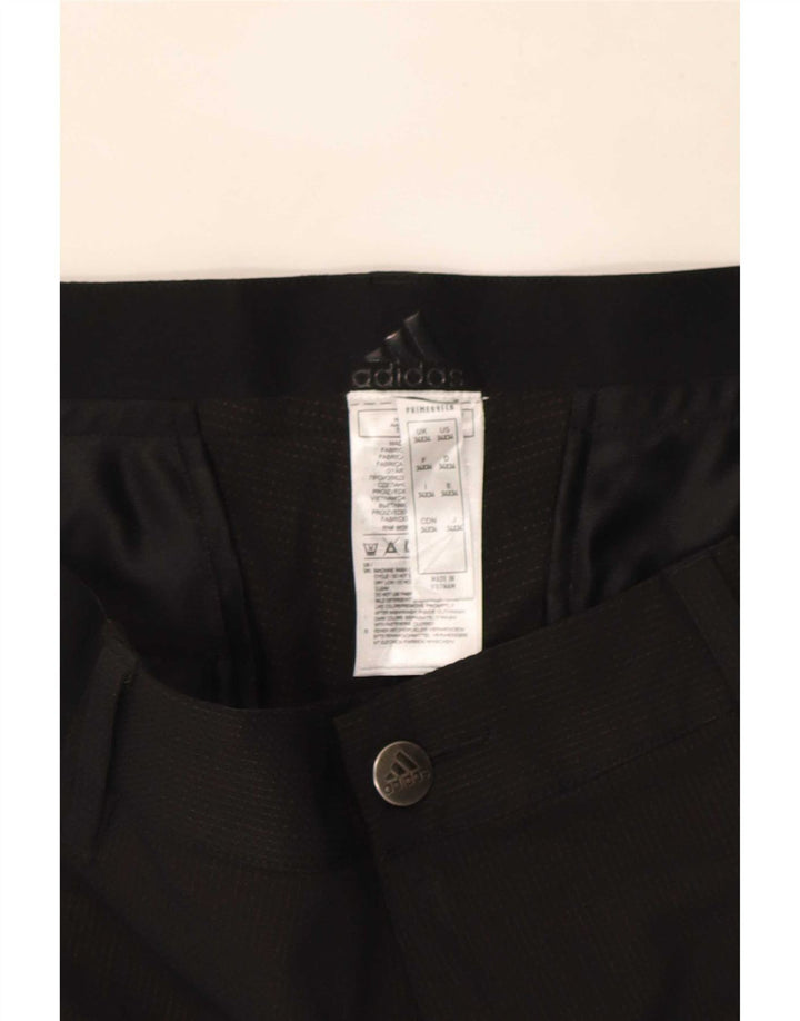 Adidas muške uske chino hlače W34 L29 crni poliester
