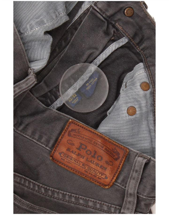 Muške uske traperice Ralph Lauren W32 L32 Sivi pamuk