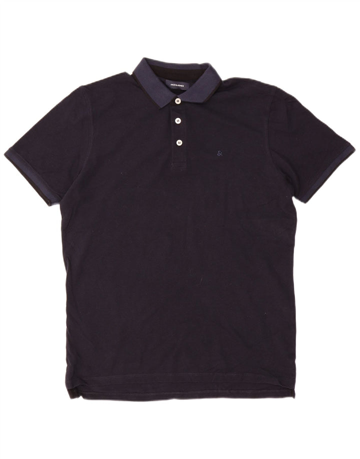 JACK & JONES muška polo majica XL tamnoplavi pamuk