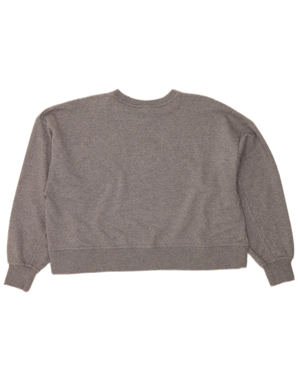 NIKE Ženska prekomjerna kratka majica s kratkim rukavima UK 16 Large Gray