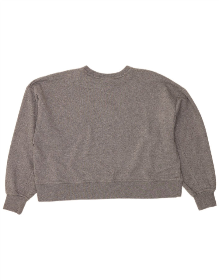 NIKE Ženska prekomjerna kratka majica s kratkim rukavima UK 16 Large Gray