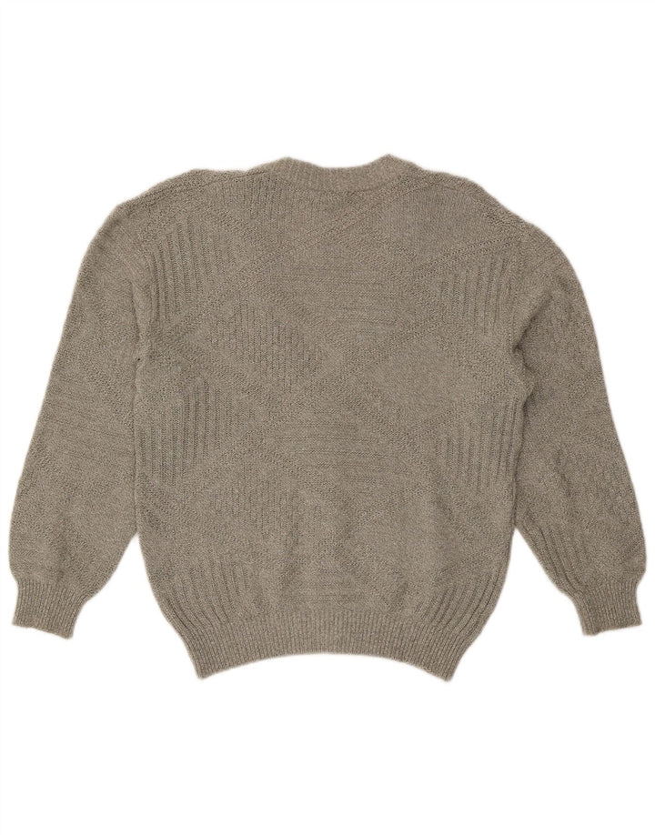 Vintage muški kardigan pulover IT 50 Large Grey