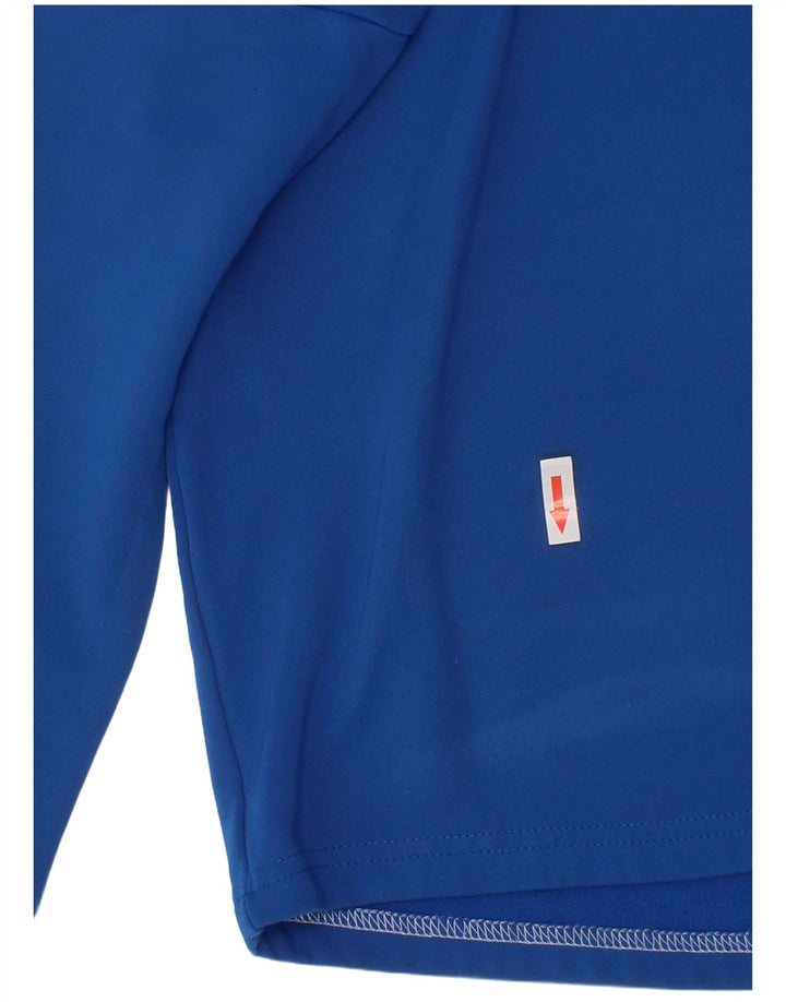 Nike Boys Dri Fit Pullover Trenirka Top 13-14 Years XL Blue Colourblock