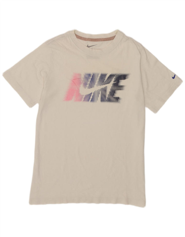Nike Boys Graphic T-Shirt Top 12-13 Years Large White