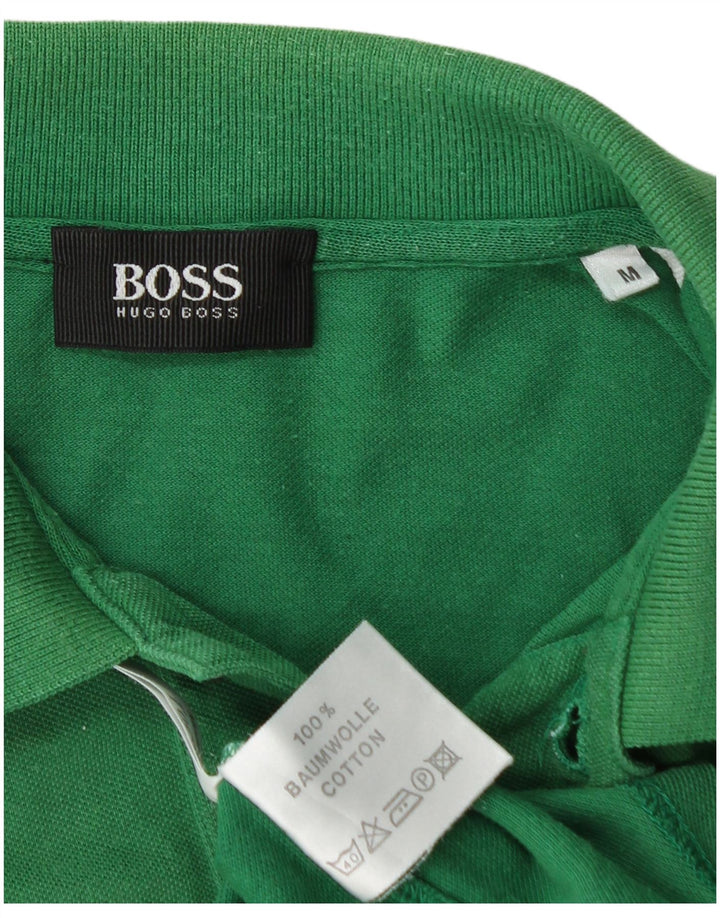 HUGO BOSS Muška polo majica srednje zelene boje pamuka