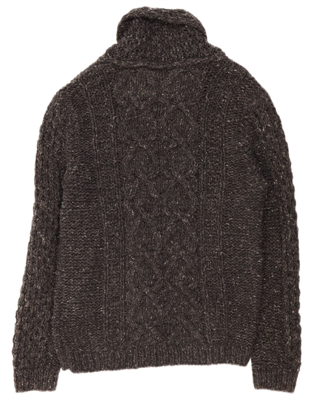 DIESEL Muški kardigan pulover velike sive pjegave vune