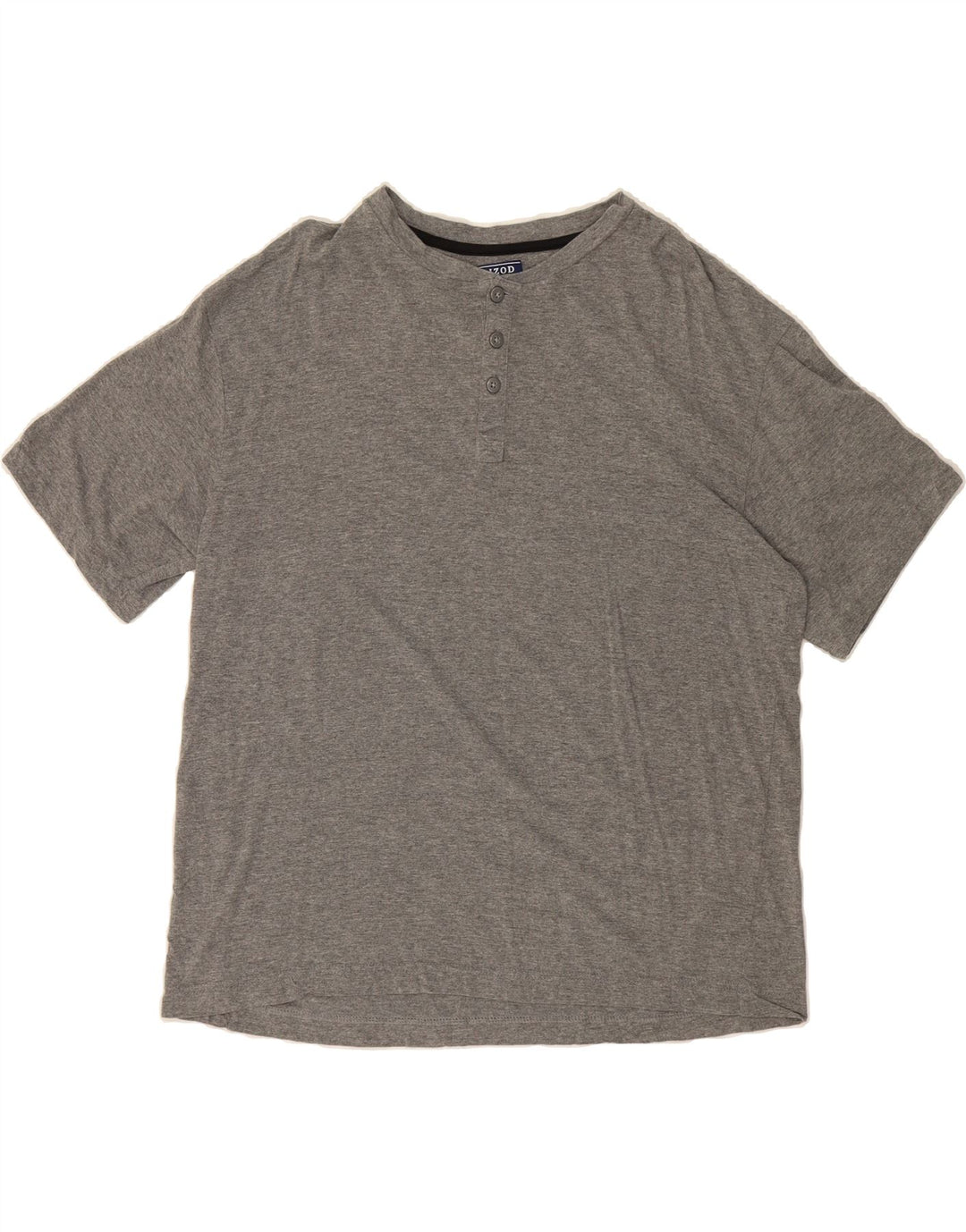 IZOD Mens Izod T-Shirt Top XL Grey Cotton Vintage Izod and Second-Hand Izod from Messina Hembry 