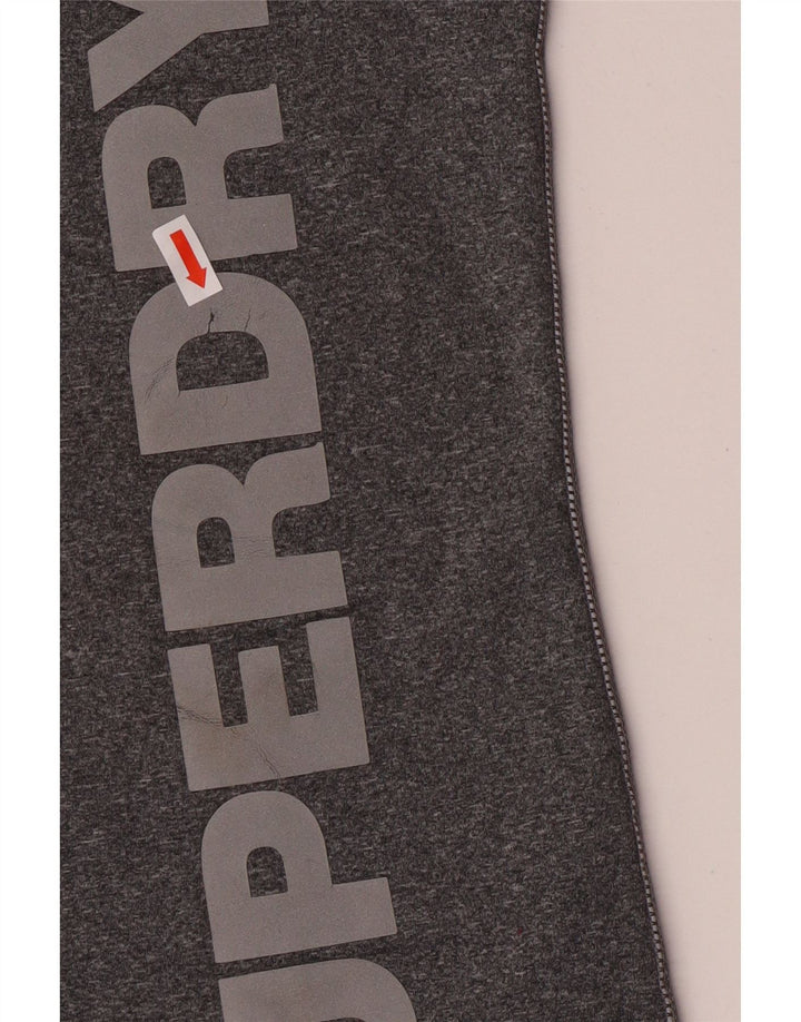 Superdry ženska majica kratkih rukava s grafičkim motivima UK 14 Veliki sivi flekasti poliester