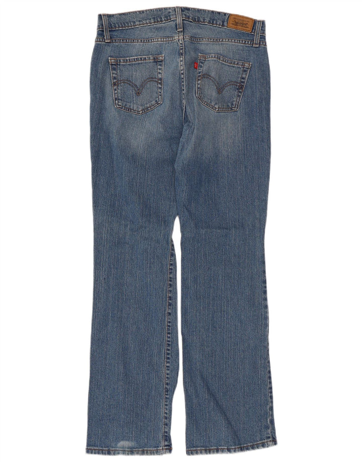 Levi's ženske zaobljene ravne traperice W34 L31 plave