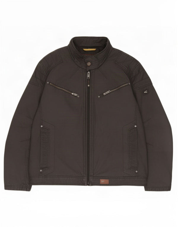 Camel Active muška jakna vjetrovka EU 58 2XL crni pamuk