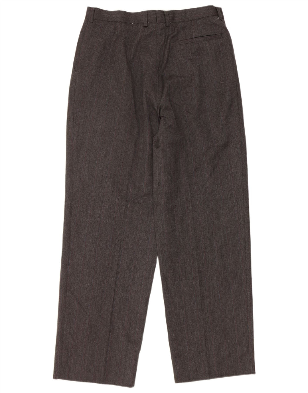 Marks & Spencer muške ravne chino hlače W34 L31 Siva vuna