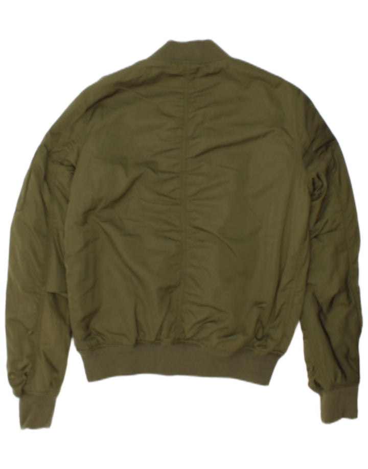 Topshop ženska bomber jakna UK 8 mali kaki poliester