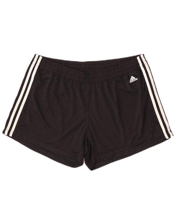 Adidas ženske sportske kratke hlače UK 24/26 2XL crni poliester