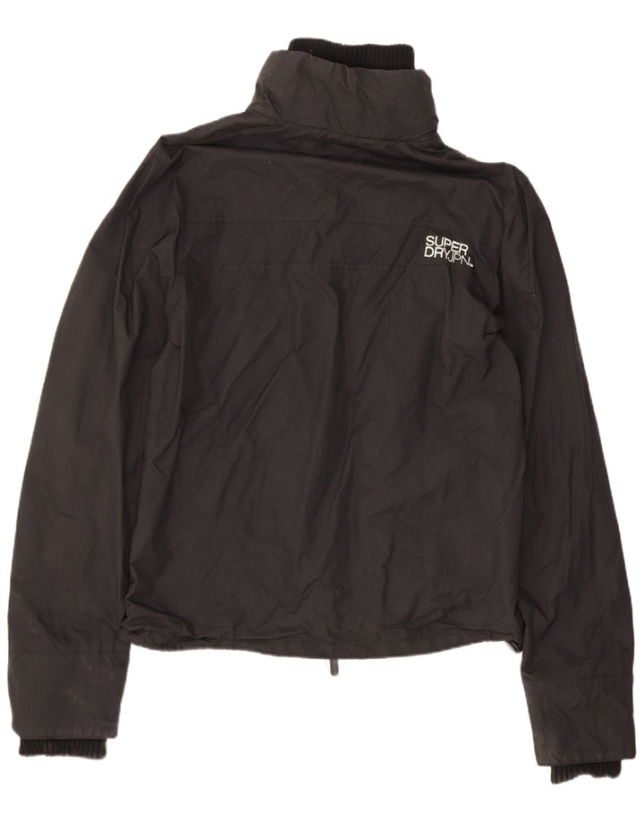 Superdry Muška kišna jakna UK 36 Mala crna najlonska