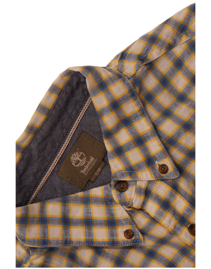 Timberland muška košulja kratkih rukava Earthkeepers, mala žuta kockica