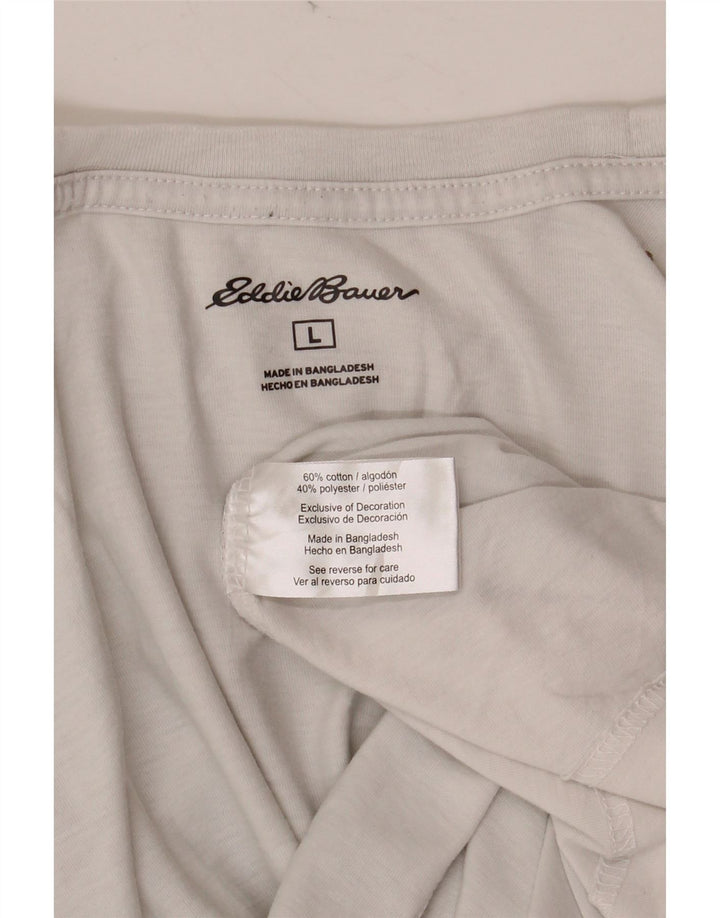 EDDIE BAUER Muška majica kratkih rukava, veliki bijeli pamuk
