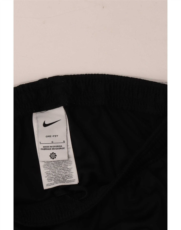 Nike muške Dri Fit hlače za trenirku, velike crne poliesterske hlače