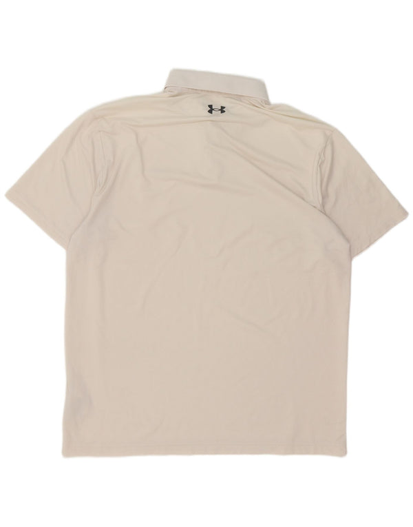 Under Armour muška polo majica XL bijeli poliester