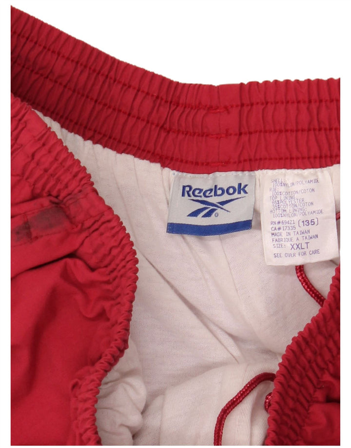 REEBOK Muška trenirka Hlače Joggers 2XL Crveni najlon