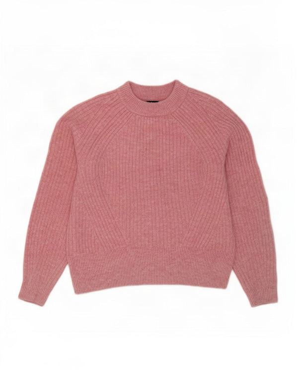 Marks & Spencer ženski pulover s okruglim izrezom UK 10 Small Pink