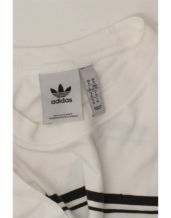 Adidas muška majica s grafičkim motivima XL bijela