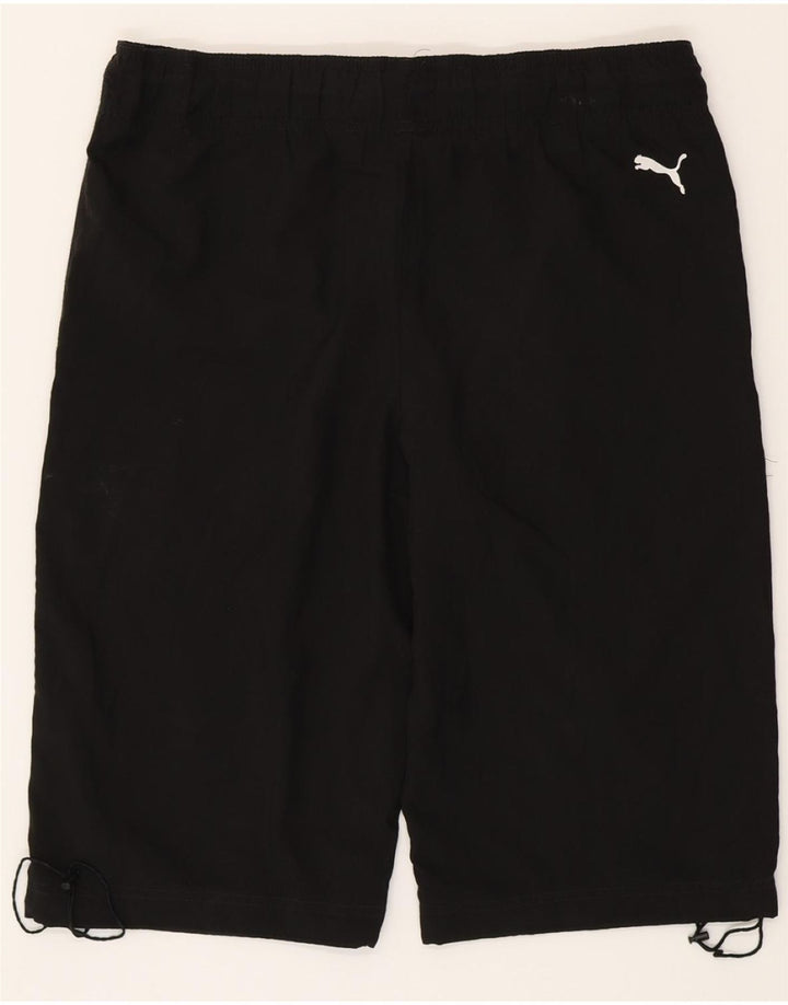 PUMA Mens Graphic Sport Shorts Small  Black Polyester Vintage Puma and Second-Hand Puma from Messina Hembry 