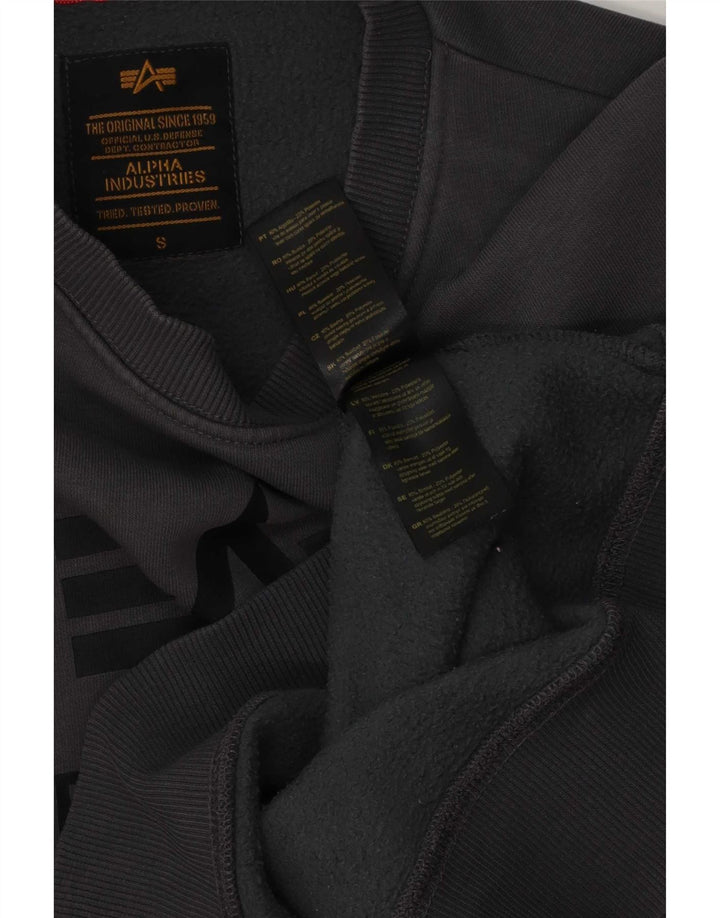 Alpha Industries Muška majica s grafičkim motivima Mali sivi pamuk
