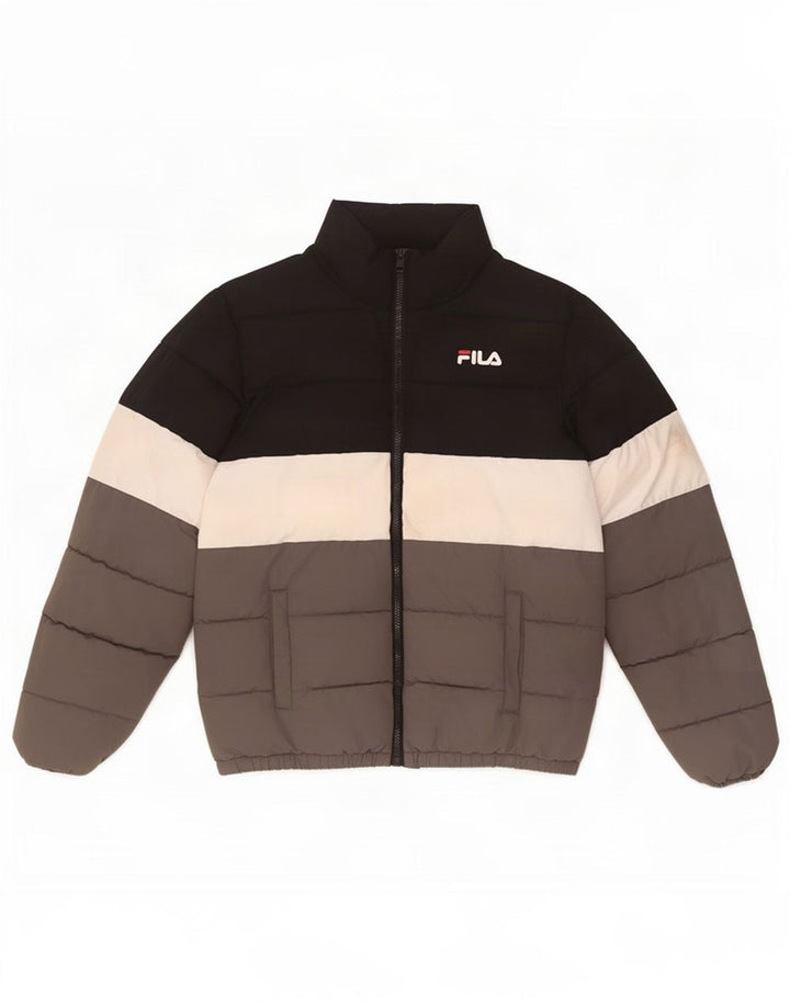 Fila Boys Graphic Podstavljena jakna 12-13 godina crna boja poliester