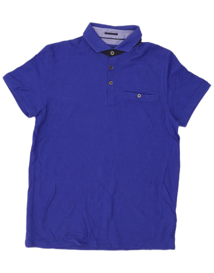 Ted Baker muška polo majica veličine 4 velika plava pamuk