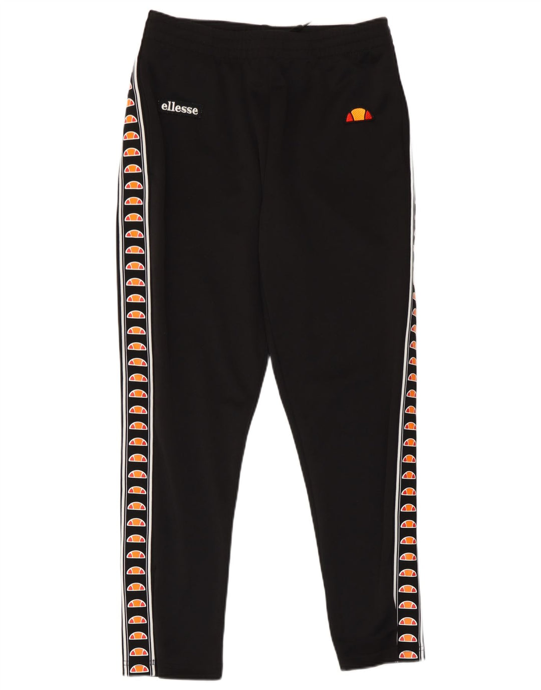 Ellesse Ženske Graphic Trenirke Hlače UK 10 Mali crni poliester